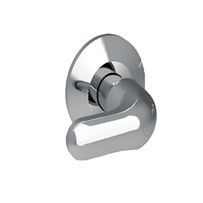 Registro ducha sencilla Lotta Palanca Cromo 20LP0303001