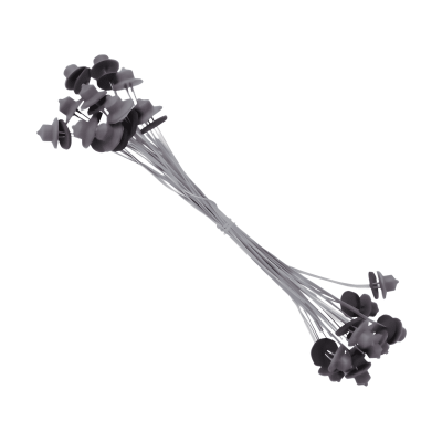 Amarras Alambre Tapa Plasticas Para Teja Ondulada 30 Cms