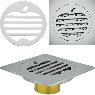 Rejilla Cuadrada 10X10  Manzana Bronce Bntirret BYJ-057C