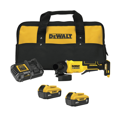 Pulidora Angular de 4-1/2 (115MM) de 20V Max Sin Carbones DCG408P2-B3 Dewalt