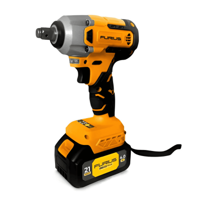 Furius Llave De Impacto Inalambrica 21v 2 Bat 4ah 0-1900/0-2400rpm, 420 Nm, 0-3000ipm Fiw213k