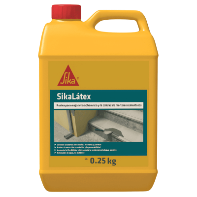 Sikalatex Aditivo Mejorador De Adherencia Para Mortero 0.25Kg