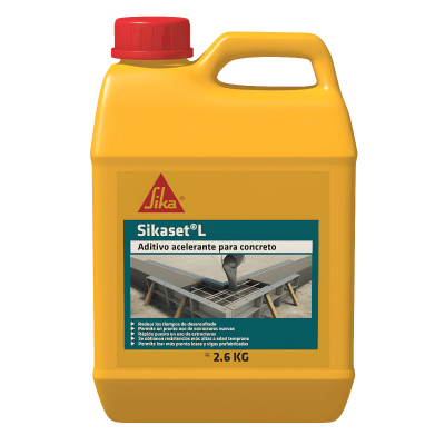 Sikaset L Aditivo Acelerante Fraguado Concreto 2.6Kg