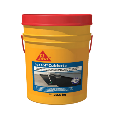 Sika Igasol Cubierta Impermeabiliza Terrazas Y Cubiertas 20Kg