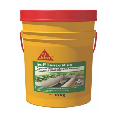 Sika Igol Denso Plus Impermeabiliza Estructuras De Concreto Bajo Tierra 18 Kg