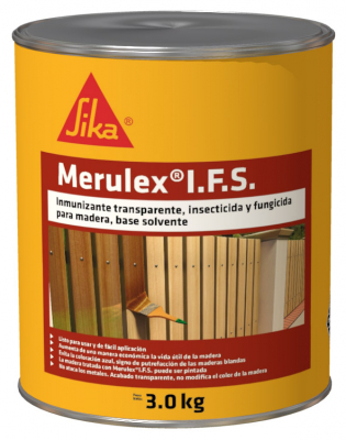 Merulex I.F.S Sika Inmunizante Insecticida Y Fungicida Para Madera Base Solvente 3Kg