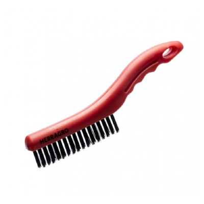 Cepillo Alambre 3X19 Mango Plastico Herragro Ref 0119