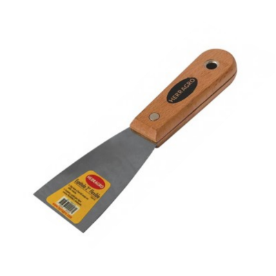 Espatula Metal Flexible 2 Mango Madera Herragro Ref 60102