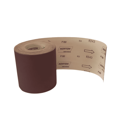 Rollo Tela Lija Flexible R243 12 X 25Ml Grano 180 Norton