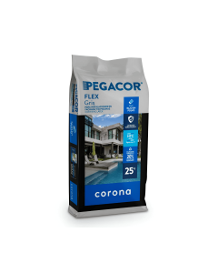 Pegacor Flex Gris 25 kg Corona