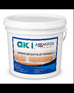 Impermeabilizante de fachadas Acrílico Indrarrepel Color Ladrillo X Cuarto (Hidrofugo) Arkantos