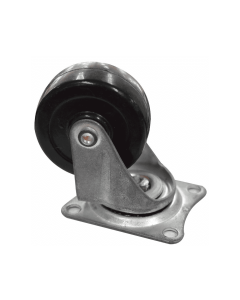 Rodachines Plano Negro Caucho 2" 50 mm 30 kg HT40251