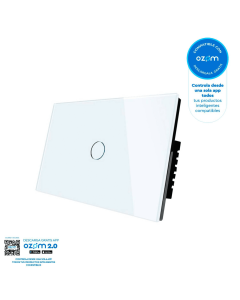 Interruptor Sencillo Smart Home Touch White Wifi Tic03
