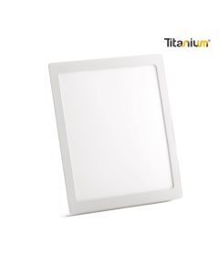 Panel Led Sobreponer Cuadrado 18w 8" Blanco 6500k Tta27 Titanium