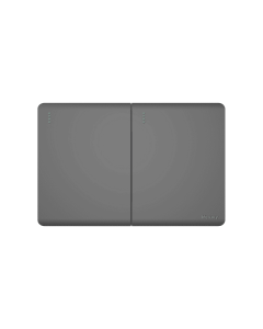 Interruptor Doble Incrustar Conmutable Silver Infinity ETI284