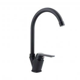 Grifería lavaplatos monocontrol Stretto Modena negro mate Casa - Main Image