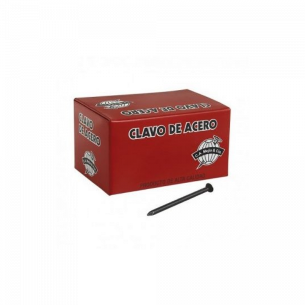 Clavo Acero Liso Concreto 1 X 500Gr C.A Mejia
