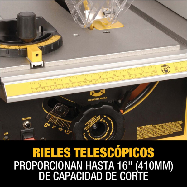 Sierra De Mesa De 10 Dewalt Dwe7470-B3 1800W 5000Rpm 