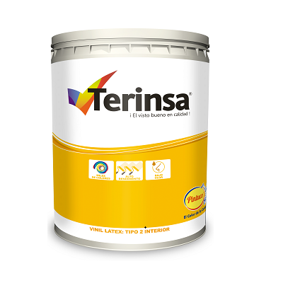 VINIL LATEX NEGRO 65109-0101 GALON TERINSA PINTUCO