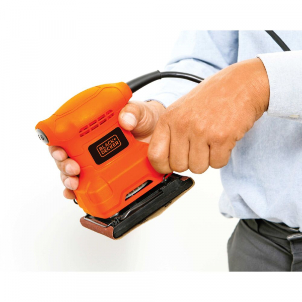 Lijadora Orbital De Hoja 1/4 Pliego 200W Black+Decker  Bs200-B3