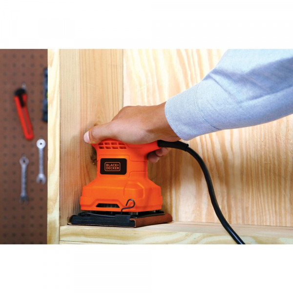 Lijadora Orbital De Hoja 1/4 Pliego 200W Black+Decker  Bs200-B3