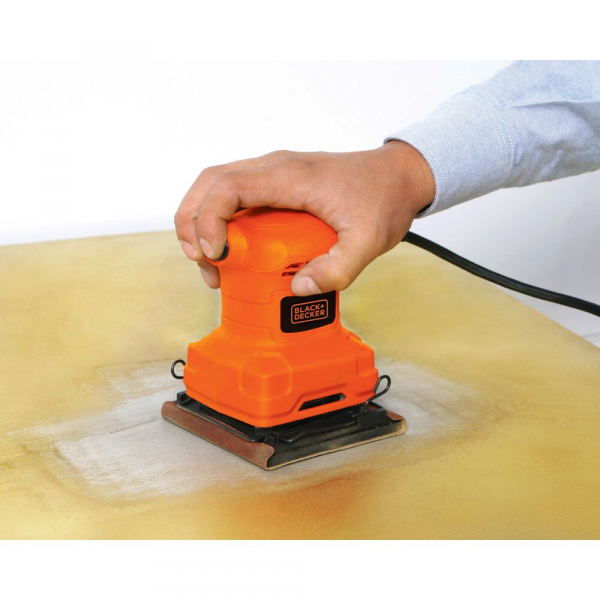 Lijadora Orbital De Hoja 1/4 Pliego 200W Black+Decker  Bs200-B3
