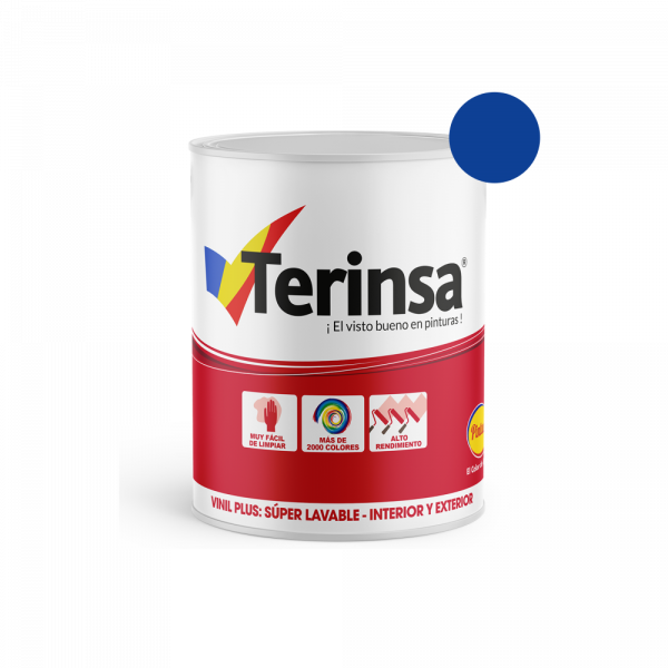 Vinil Plus Azul Marino 95028-0101 Galon Pintuco