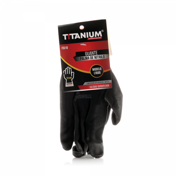 Guante de Nitrilo Negro Economico Talla 9-L Mercury FSI09