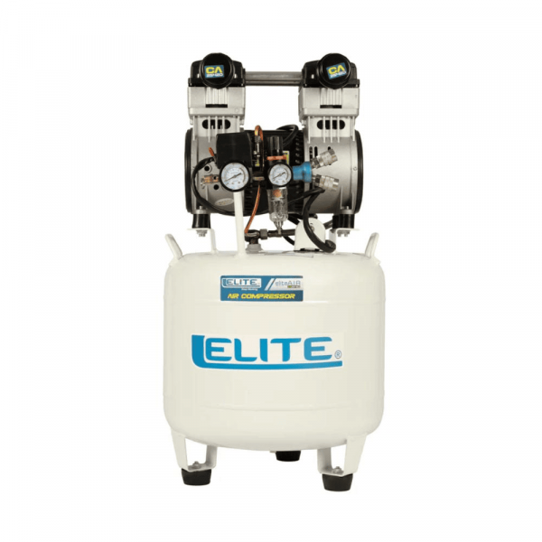 Compresor Tipo M Vertical Elite Ca2542D Libre De Aceite Y Silencioso 125Psi-1800Rpm-42L-2.5 