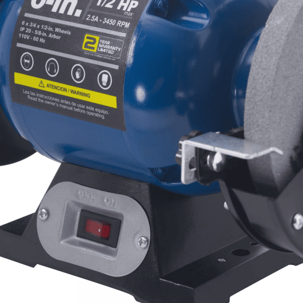 Esmeril 6 Motor Inducción De 1/2 Hp Elite Eb7056