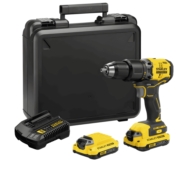 Taladro Percutor 20V Brushless 1/2 2 Baterias Sbd715C2K-B3 Stanley