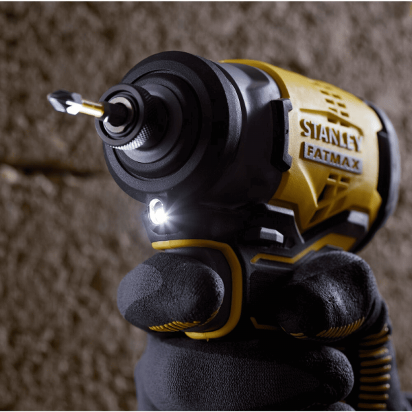 Atornillador Impacto 1/4 Hexagonal Brushless 20V + 2 Baterias  Sbi810D2K-B3 Stanley