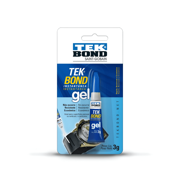 Adhesivo Instantaneo Gel 3Gr Blister Tekbond