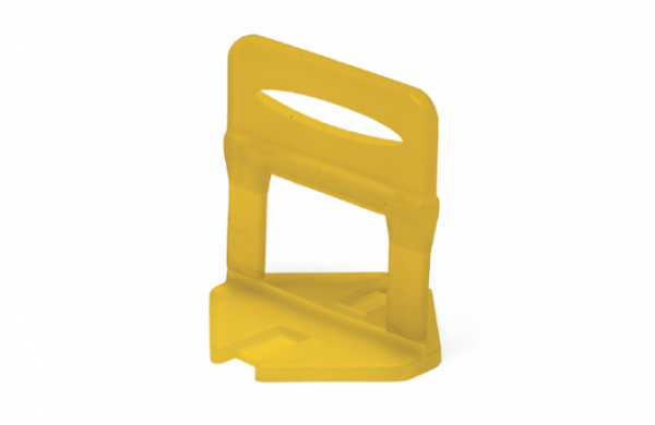 Espaciador Autonivelante Clip Grande Atrim 2,0Mm Amarillo Paqx100Pcs 