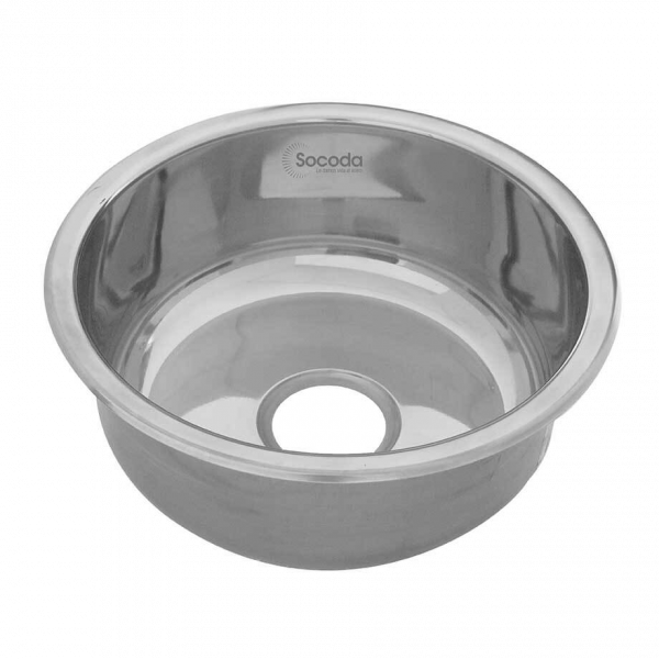 Lavaplatos Redondo Base Plana Socoda Brillante 42Cm 204066