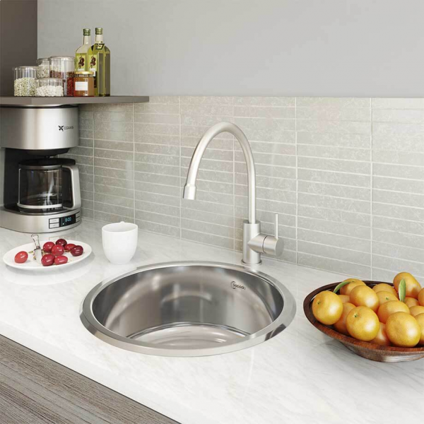 Lavaplatos Redondo Base Plana Socoda Brillante 42Cm 204066