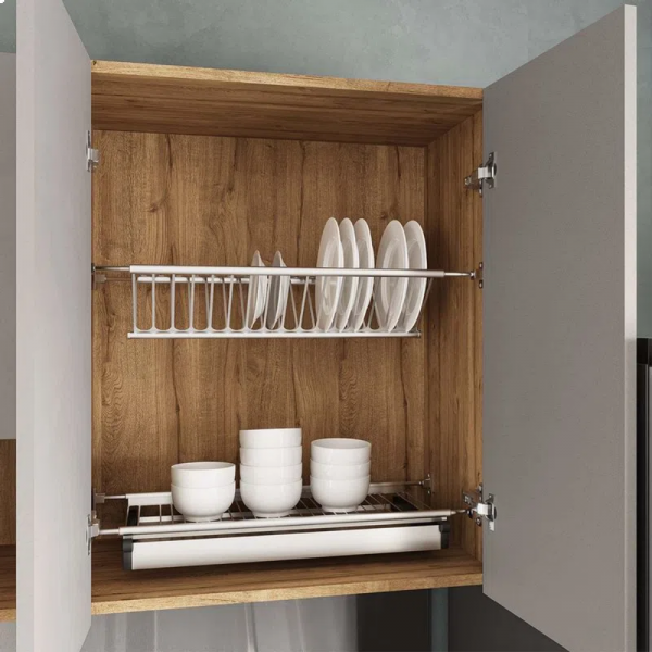 Cocina Setx9 Luxemburgo Duna/Taupe 1.80 Mts Socoda 4 Gas Izquierda