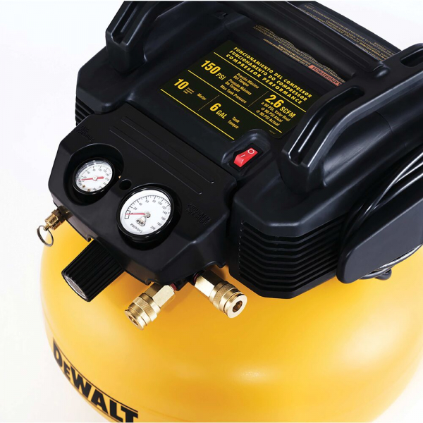 Compresor De Aire 23Lt Dewalt  Dwfp55126 Pancake 165Psi