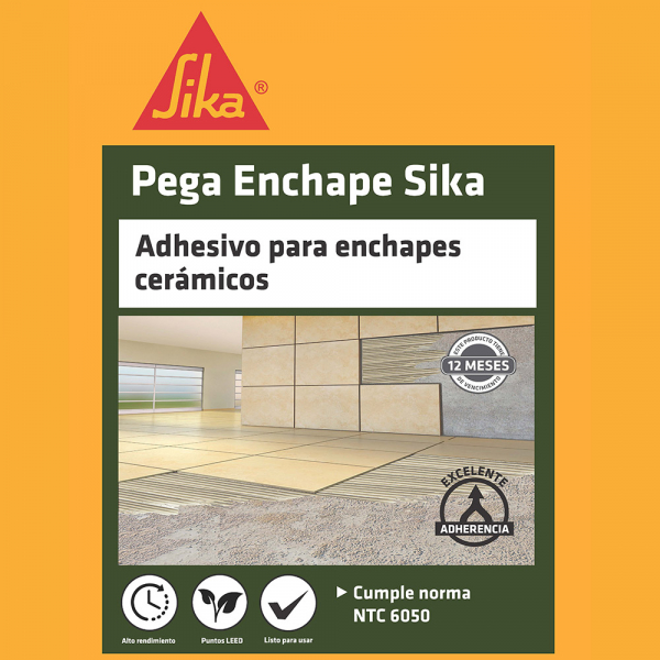 Pega Enchape Sika X 50 Kg