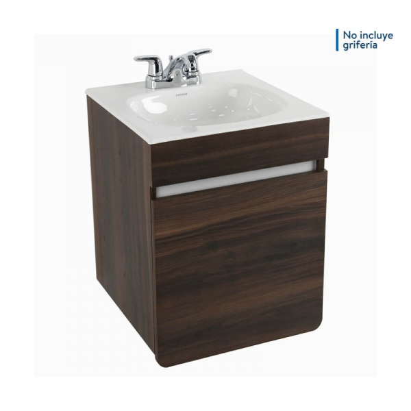 Mueble Aluvia Habano + Lavamanos Aluvia  45X45