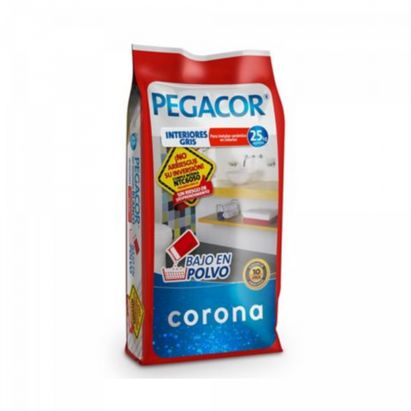 Pegacor Gris Interiores X25 Kg.