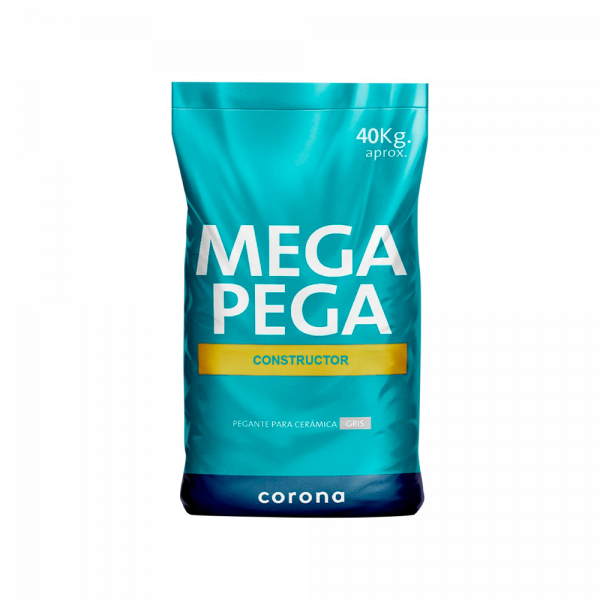 Megapega Corona Ceramico Gris 40Kg