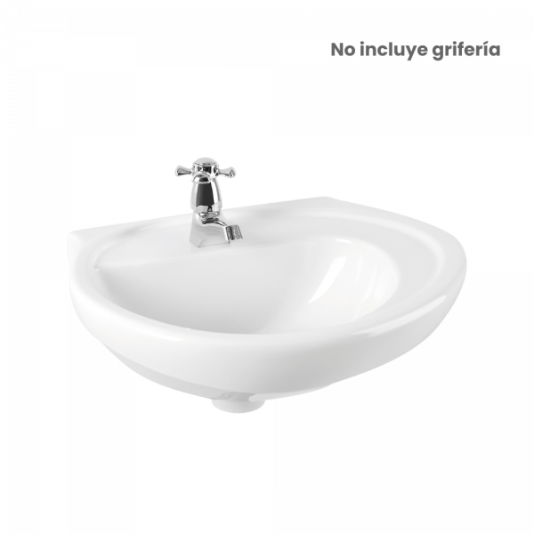 Lavamanos Happy Blanco Corona Sin Pedestal