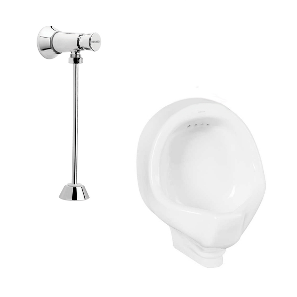 Combo Orinal Mediano Con Desague+Grif.Push