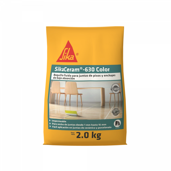 Sikaceram 630 Tacora Boquilla Impermeable Y Antihongos 2Kg