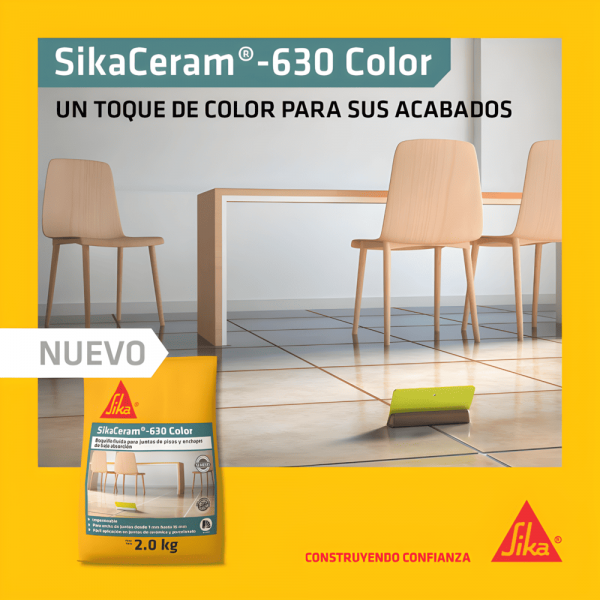 Sikaceram 630 Tacora Boquilla Impermeable Y Antihongos 2Kg