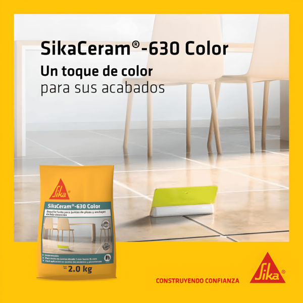 Sikaceram 630 Tacora Boquilla Impermeable Y Antihongos 2Kg