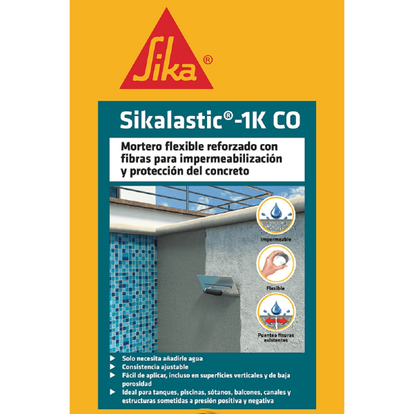 Sikalastic 1K 18Kg Mortero Para Impermeabilizaciones Flexibles