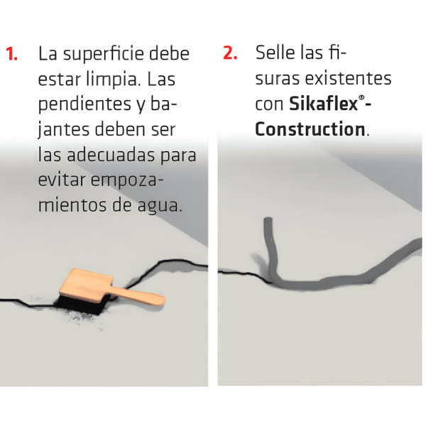 Sikatecho E Impermeabilizante Para Cubierta Y Terraza 1,6Kg