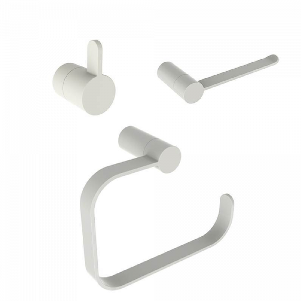 Juego De Accesorios Loft 3Pzs Blanco Kg24Bl006